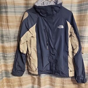 The North Face HyVent  multi-layer jacket Blue/Tan Women's